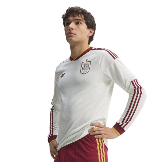 Camisa Espanha 2026 II Manga Longa Copa do Mundo
