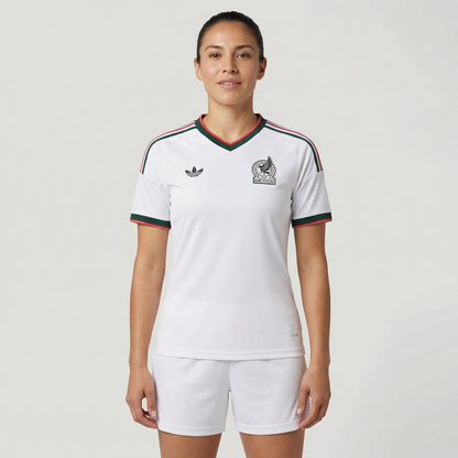Camisa Seleção México II 26/27 - Torcedor Adidas Feminina - Branca