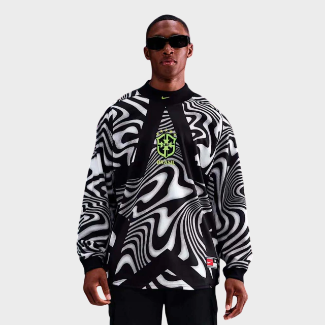 Camisa Seleção Brasileira Goleiro Manga Longa - 26/27 - Torcedor Nike