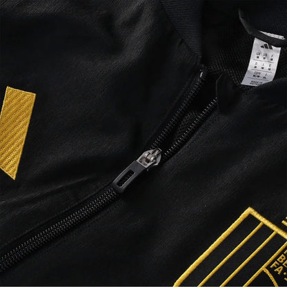 Jacket Bélgica Preto Copa do Mundo